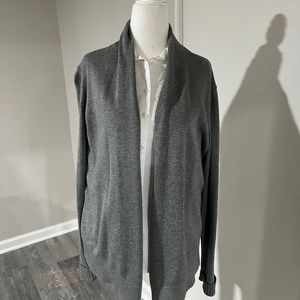 Lands End Light Gray Sweater, Small